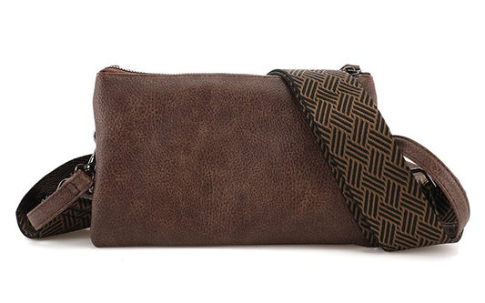 New York – Donker Bordeaux Schoudertas