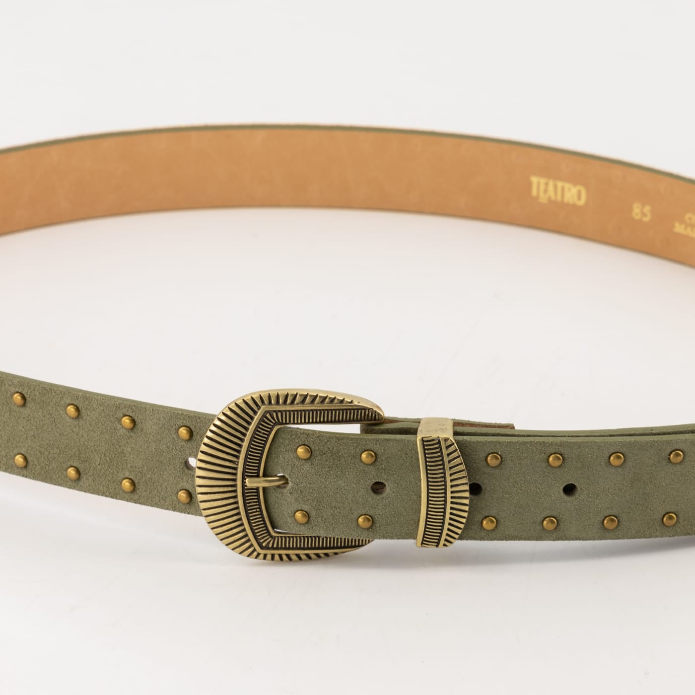 Damesriem Kathy Suede – Groen