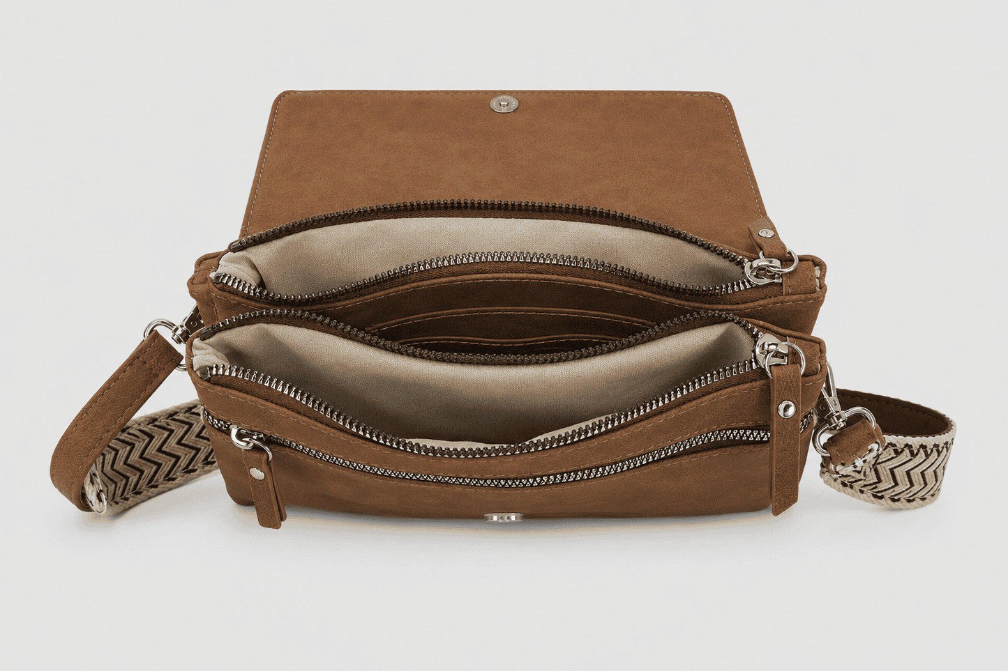Montoro Crossbody Tas – Camel