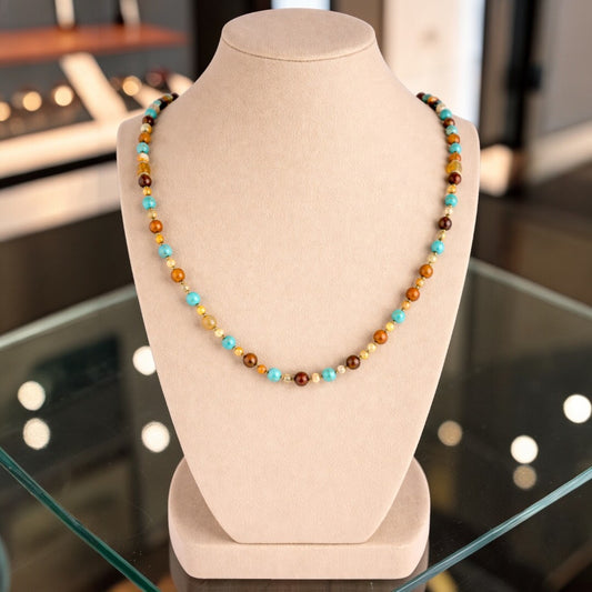 Edelsteen ketting – Désert Coloré