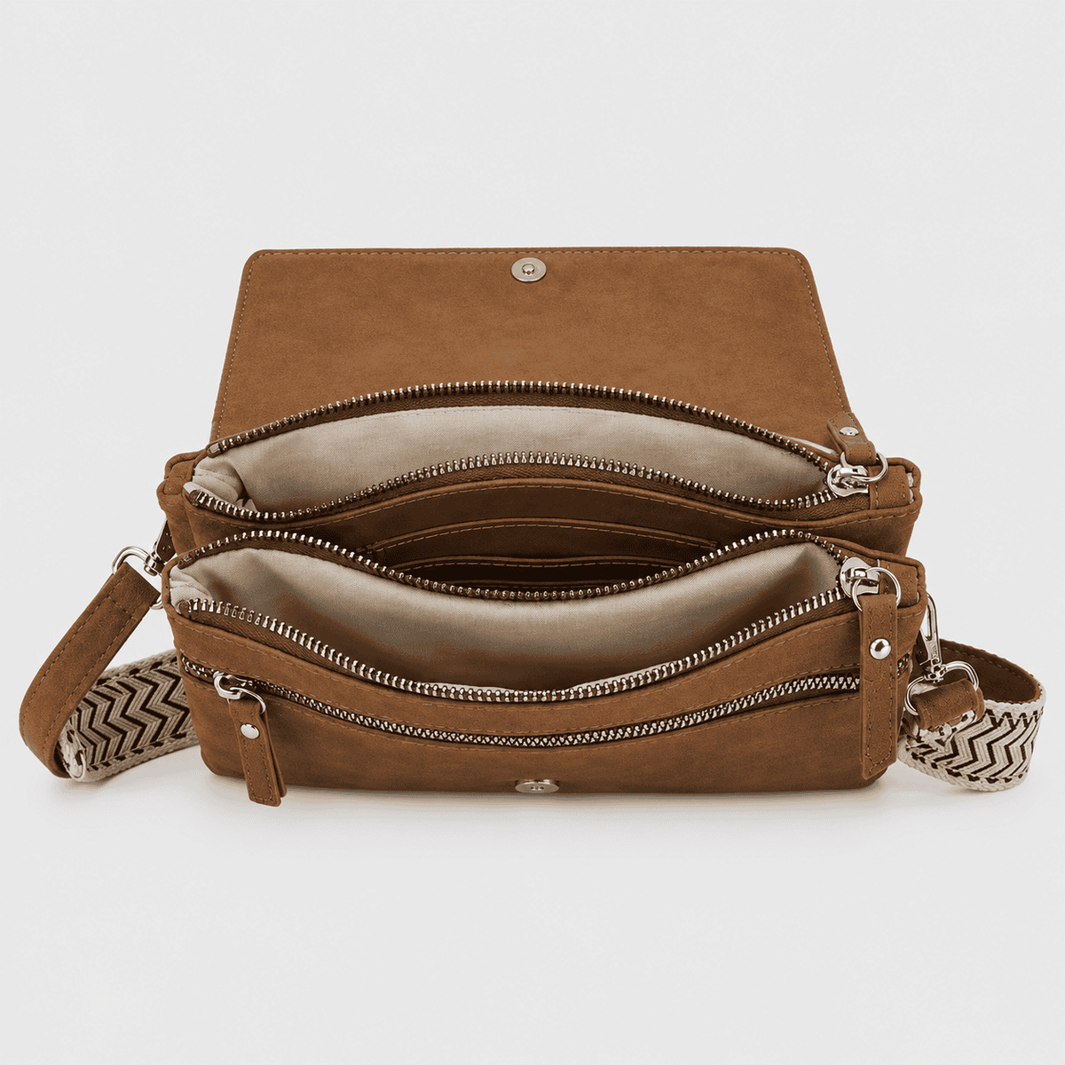 Montoro – Dames Crossbody Tas Camel