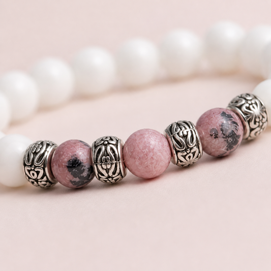 Bracciale Rosa Bianca