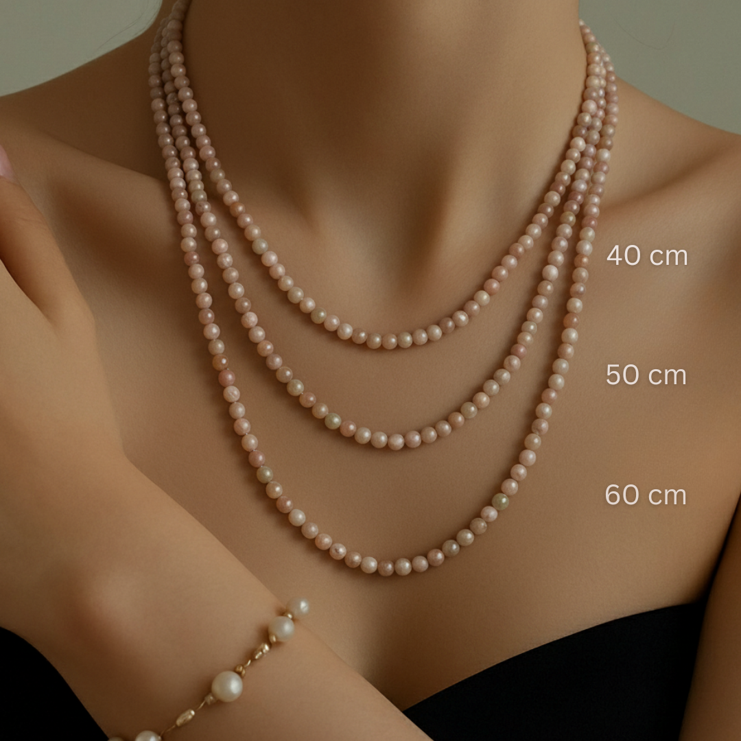 Perles de Minuit Rouge ketting