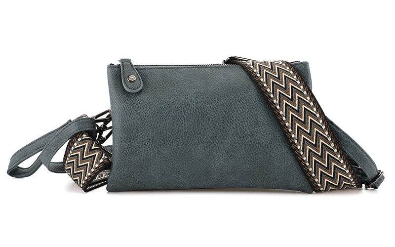 New York – Jeansblauw Schoudertasje