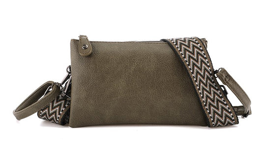 New York – Donkergroen Schoudertasje