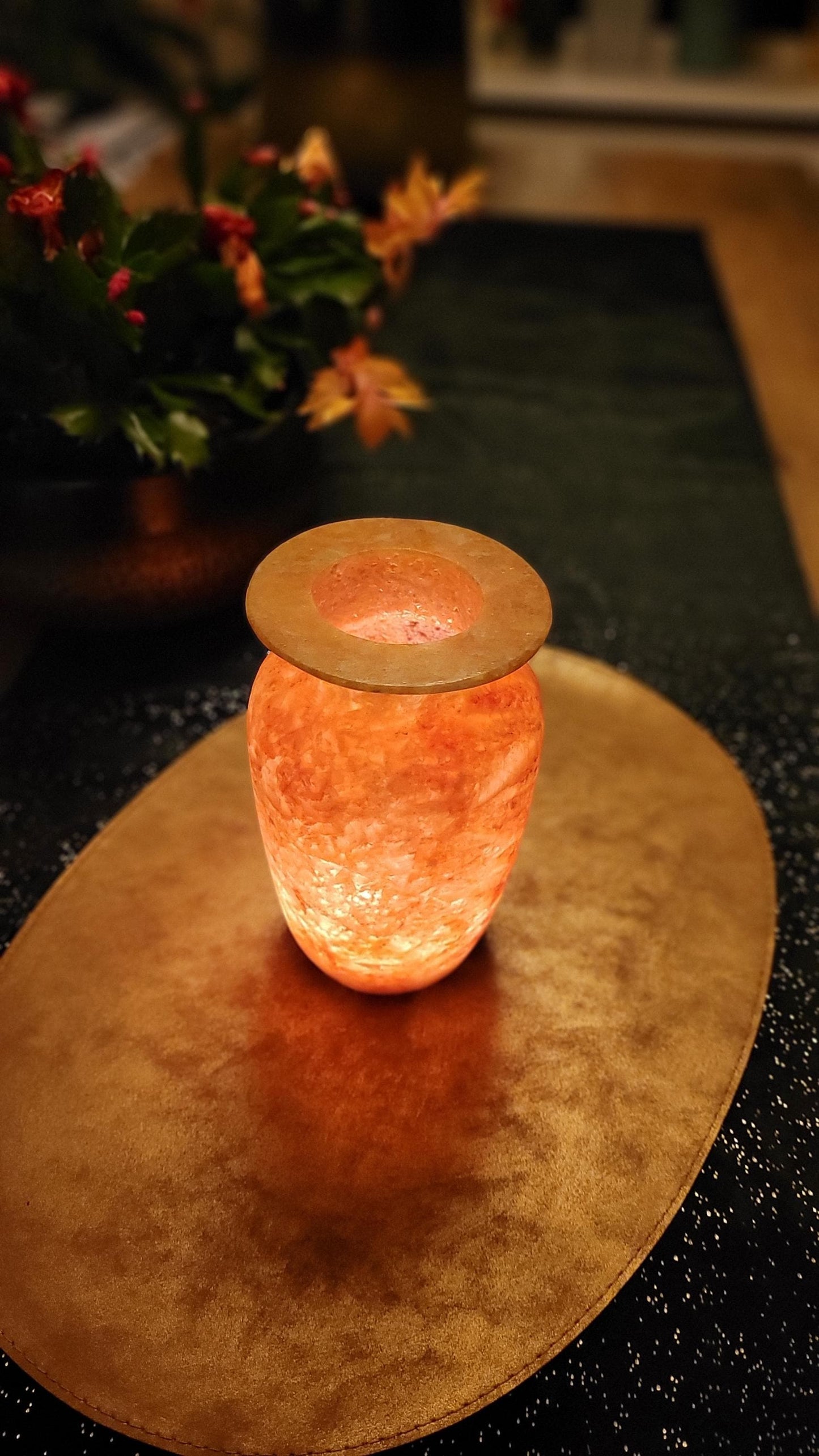 Fuoco Silenzioso – Silent Fire Alabaster Lamp