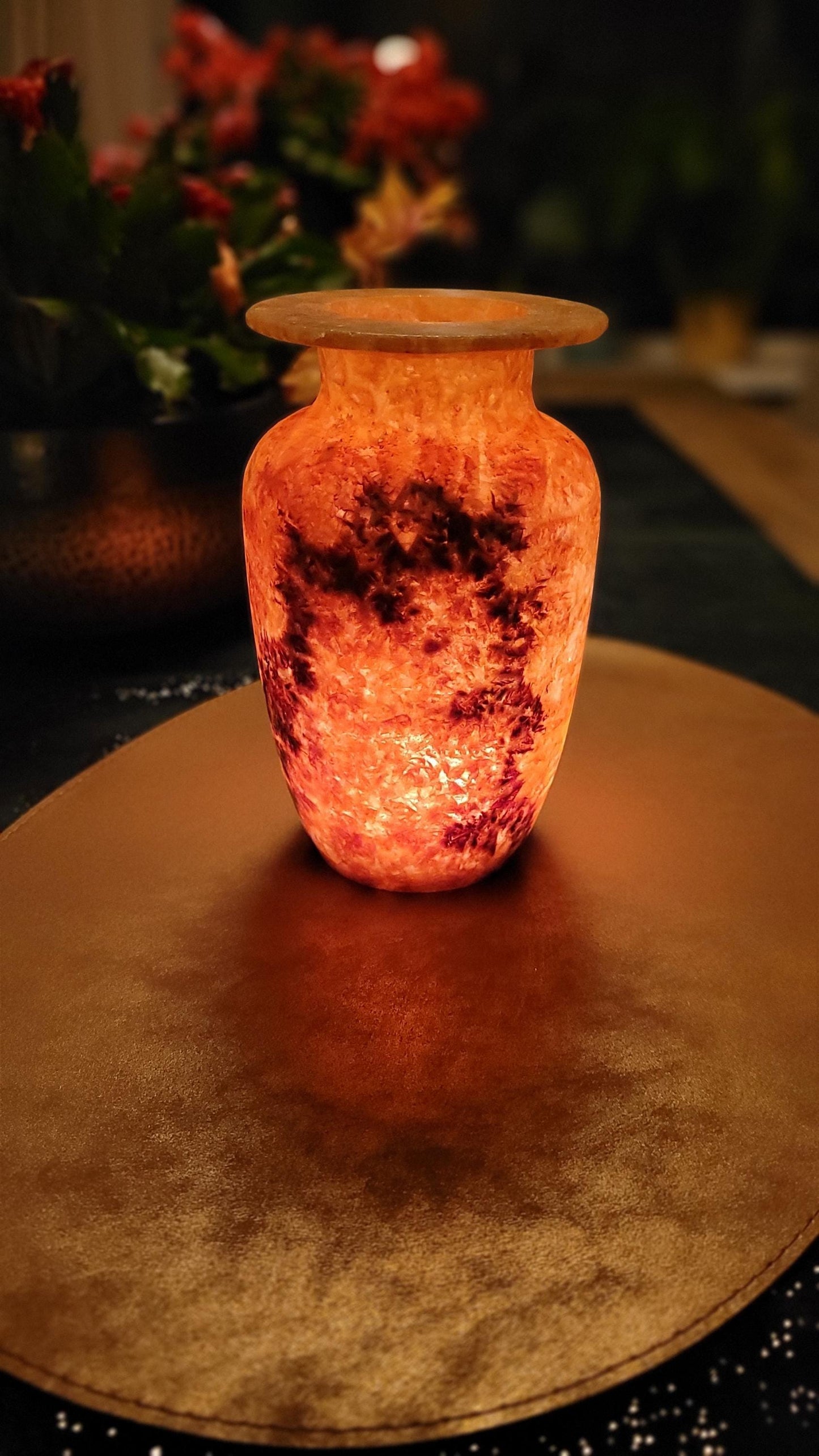 Fuoco Silenzioso – Silent Fire Alabaster Lamp