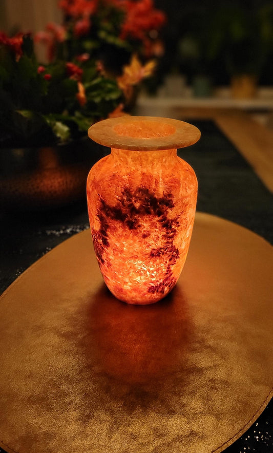 Fuoco Silenzioso – Silent Fire Alabaster Lamp