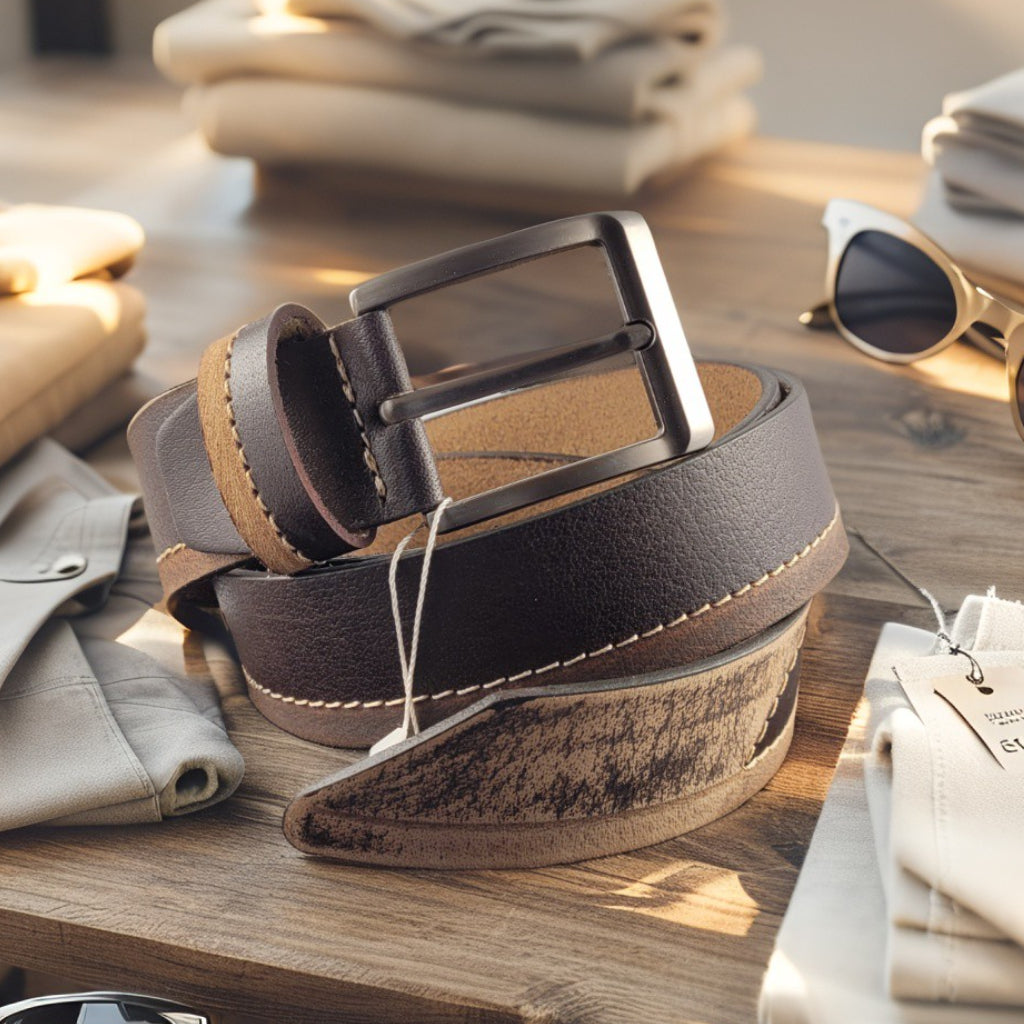 Marrone Classico – Unisex Leren Riem