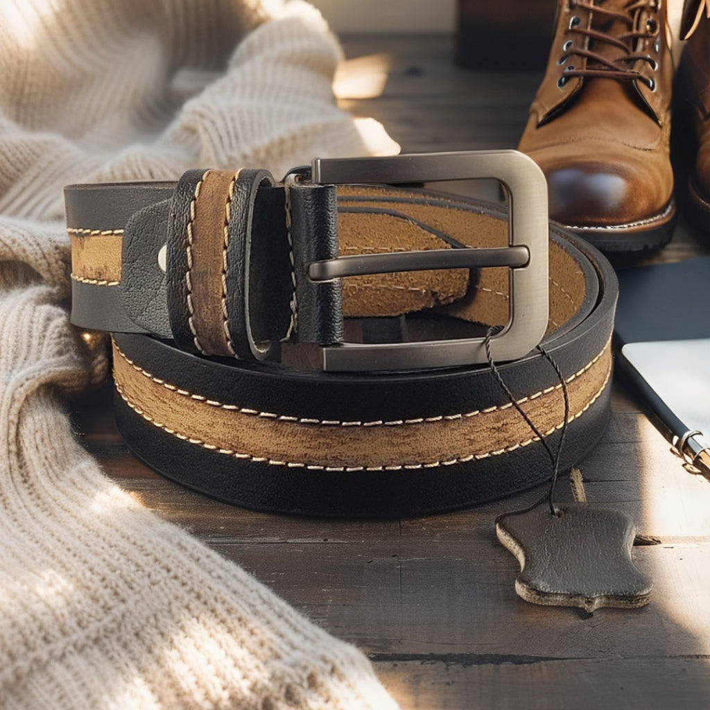 Noir Rustico – Leren Herenriem