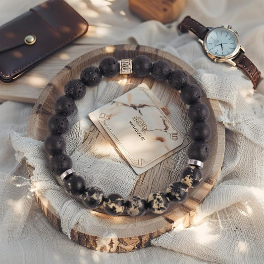 Volcano Night 8mm Armband