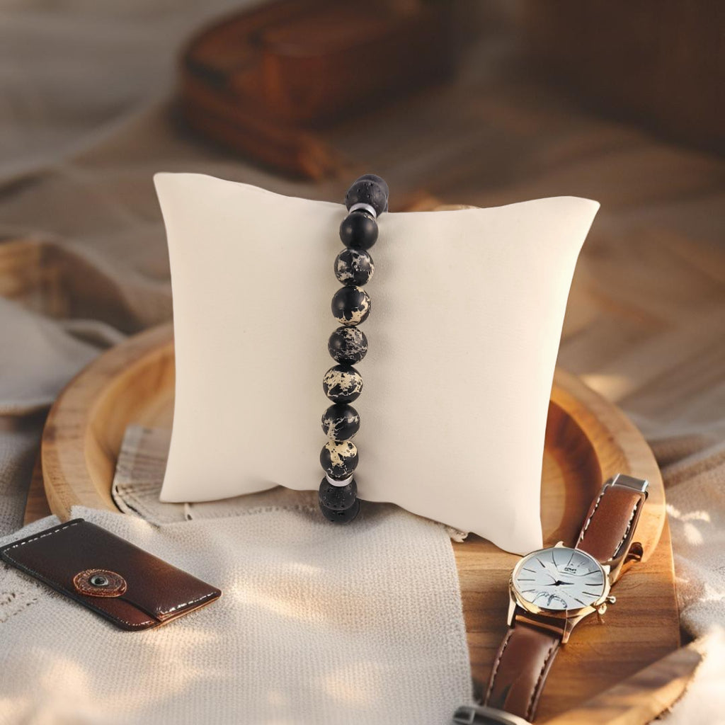 Volcano Night 8mm Armband