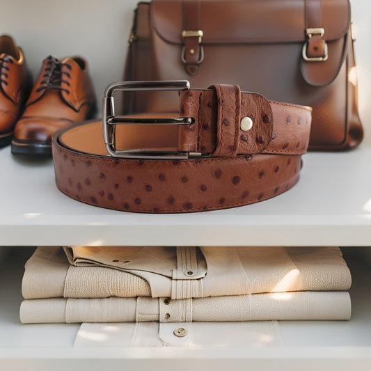 Eleganza Toscana – Unisex Leren Riem