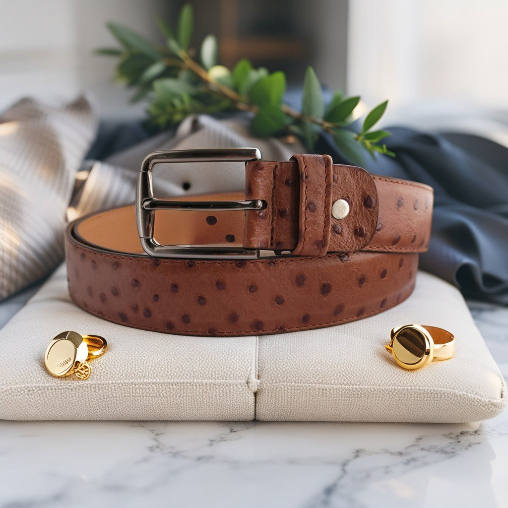 Eleganza Toscana – Unisex Leren Riem