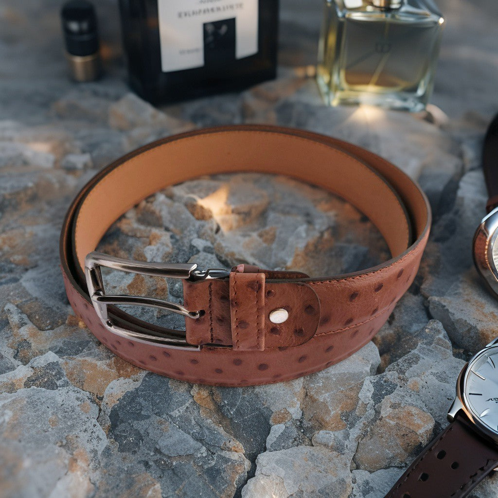 Eleganza Toscana – Unisex Leren Riem