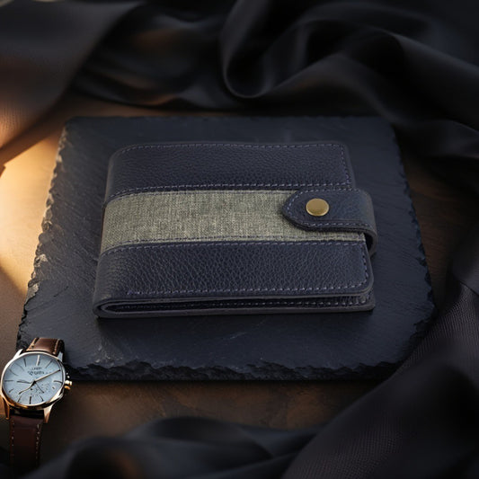 Urban Style Navy Wallet