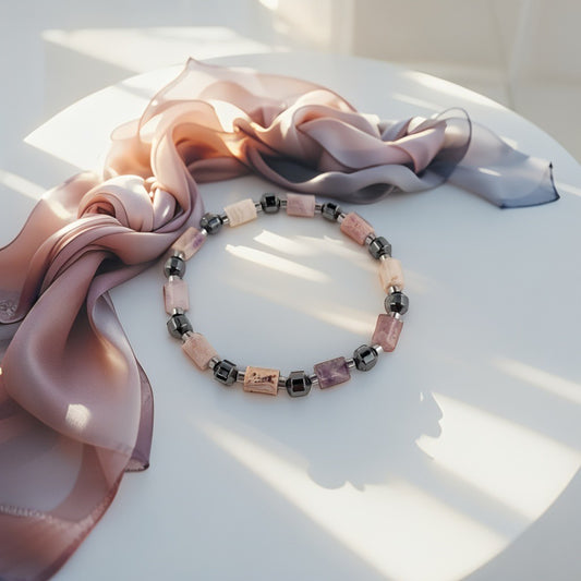 Lila Eleganza Armband