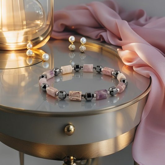 Lila Eleganza Armband
