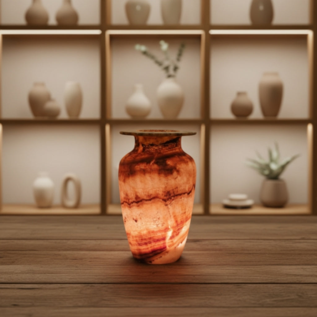 Natuurlijke woondecoratie van albast