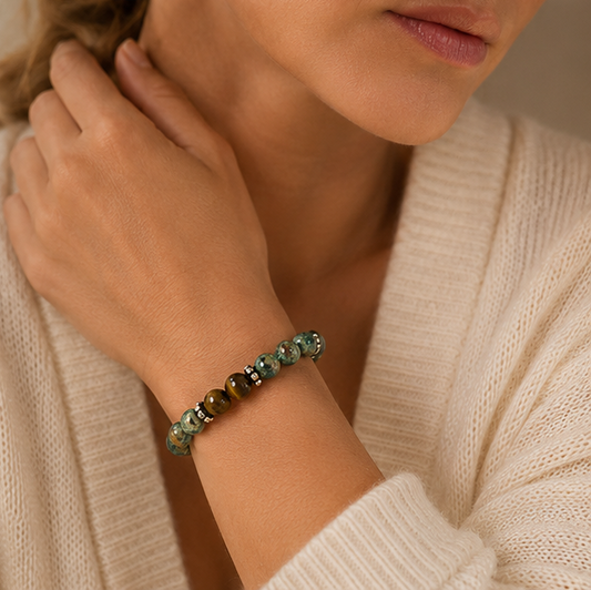 Earth Fusion – Dames Edelsteen Armband