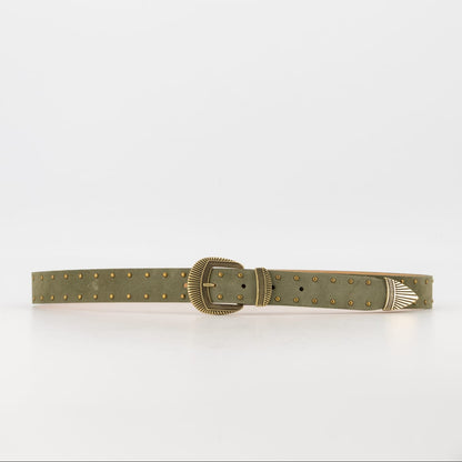 Damesriem Kathy Suede – Groen