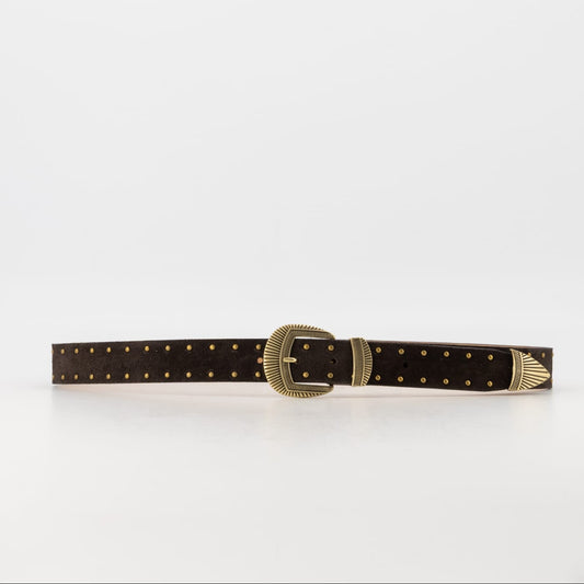 Damesriem Kathy Suede – Espresso Bruin