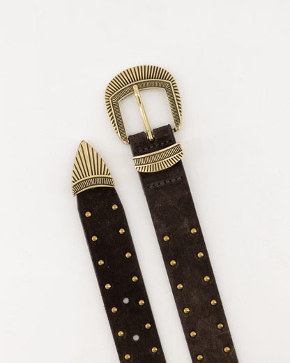 Damesriem Kathy Suede – Espresso Bruin