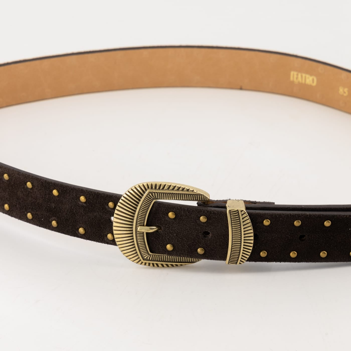 Damesriem Kathy Suede – Espresso Bruin