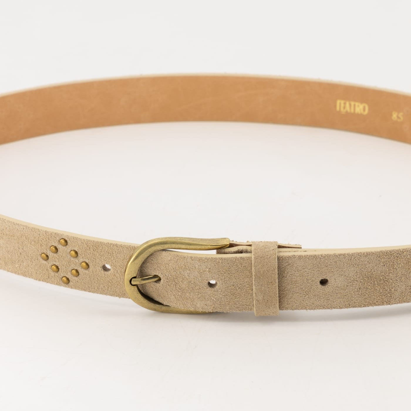 Damesriem Kathy Suede – Latte Beige