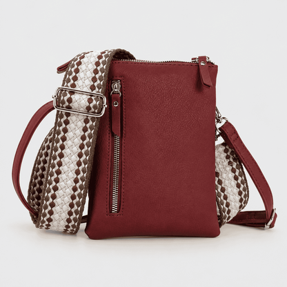 Tyler Burgundy – Dames Telefoon- & Schoudertasje