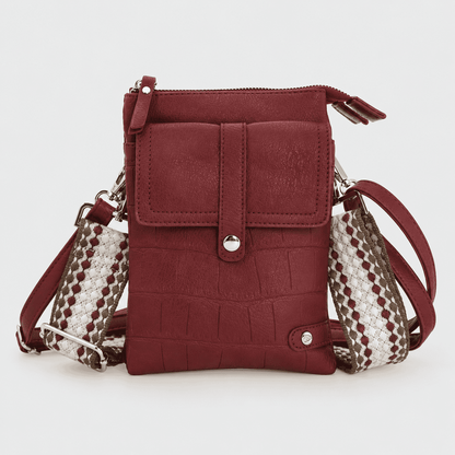 Tyler Burgundy – Dames Telefoon- & Schoudertasje
