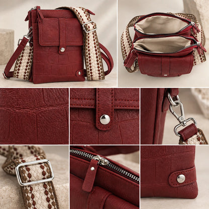 Tyler Burgundy – Dames Telefoon- & Schoudertasje