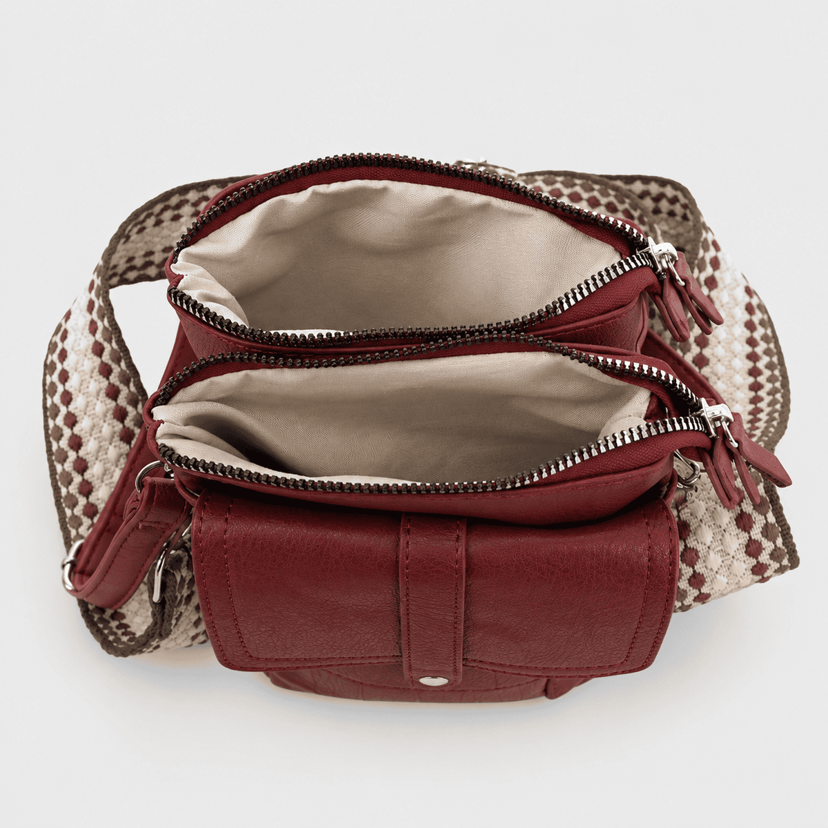 Tyler Burgundy – Dames Telefoon- & Schoudertasje