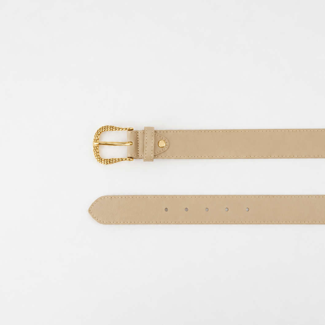 Damesriem Atra Sauvage – Crème Beige