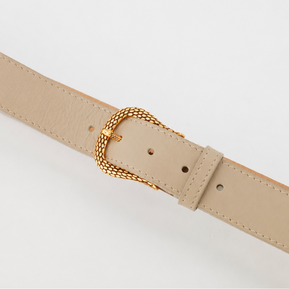Damesriem Atra Sauvage – Crème Beige