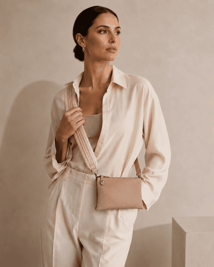 New York Schoudertasje – Vintage Pink