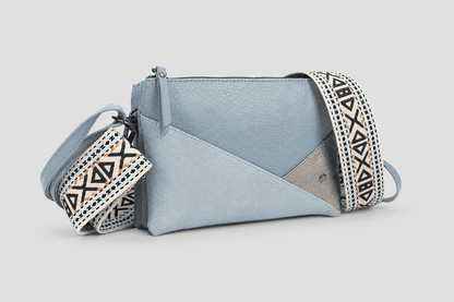 Schoudertasje Evian – Blauw