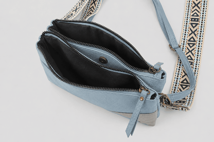 Schoudertasje Evian – Blauw