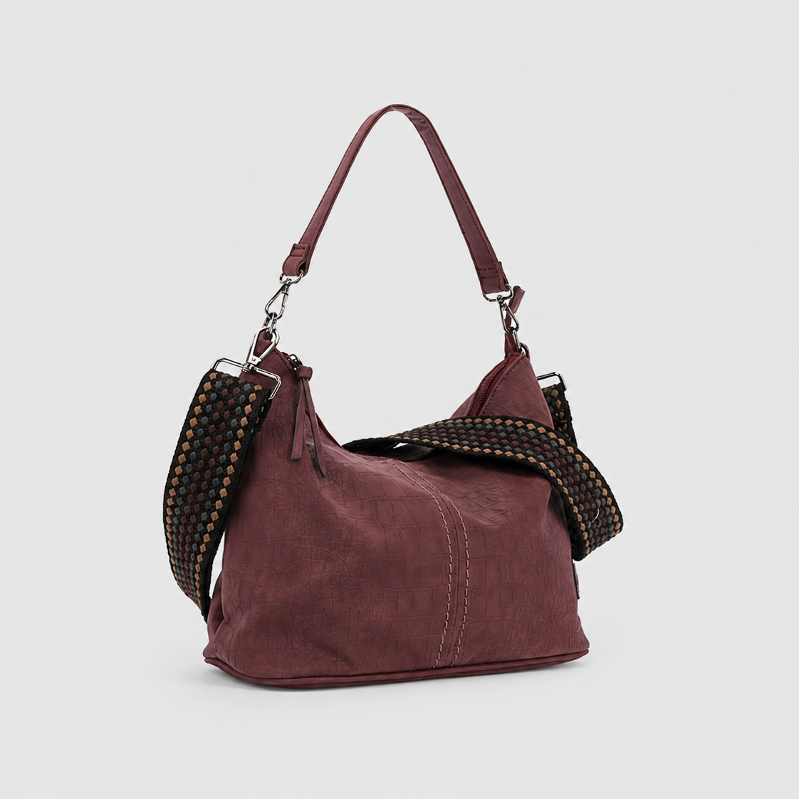 Schoudertas Palma – Burgundy