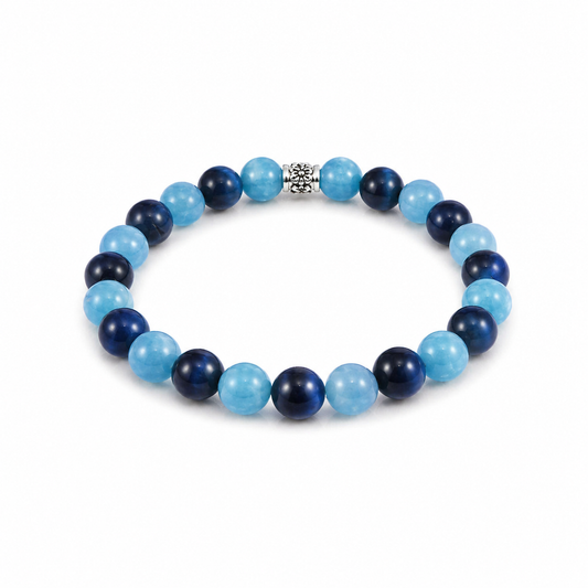 Blauw Mysterie armband