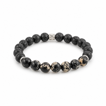 Volcano Night 8mm Armband