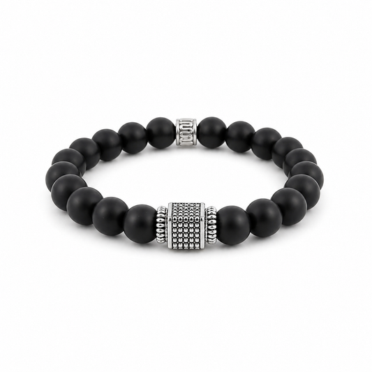 Noir Luxe – Dames Edelsteen Armband