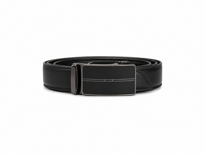 Heren Leren Riem Noir Luxe – Zonder Gaatjes