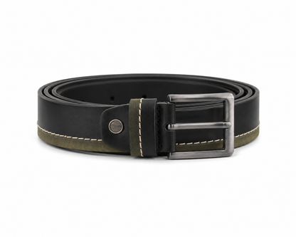 Unisex Leren Riem Verde Classico