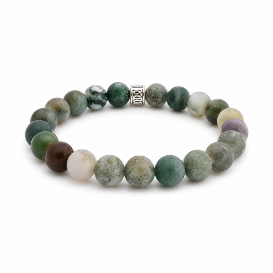 Forest Calm – Unisex Edelsteen Armband