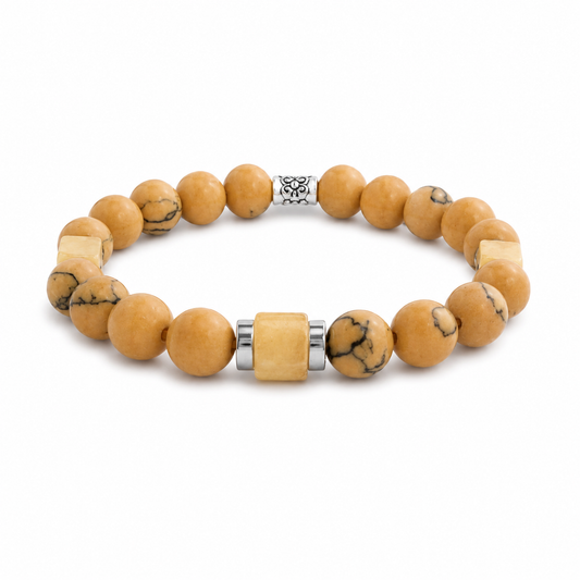 Golden Glow – Dames Edelsteen Armband