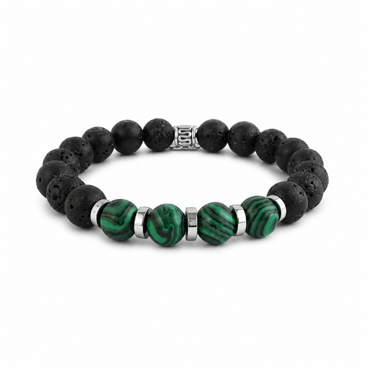Forêt Noire – Heren Edelsteen Armband