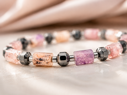 Lila Eleganza Armband