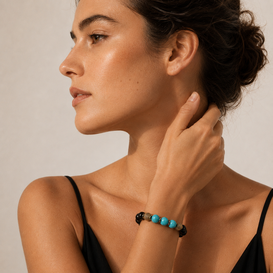 Blue Noir – Dames Edelsteen Armband