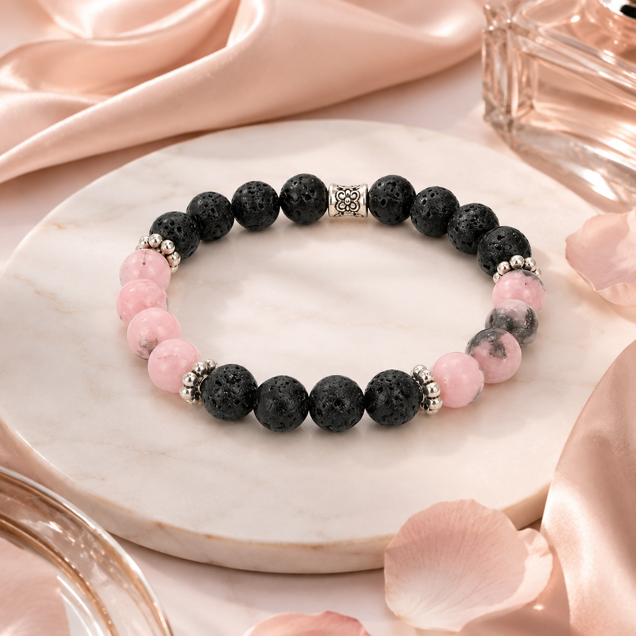 Rose Lava armband